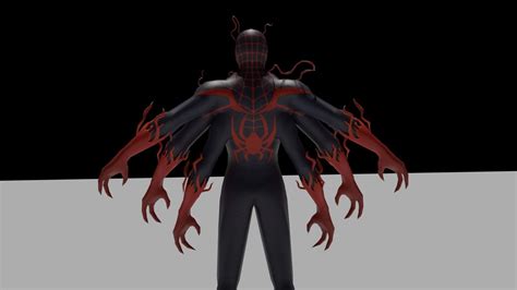 3d Model Venom Human Spider Vr Ar Low Poly Cgtrader