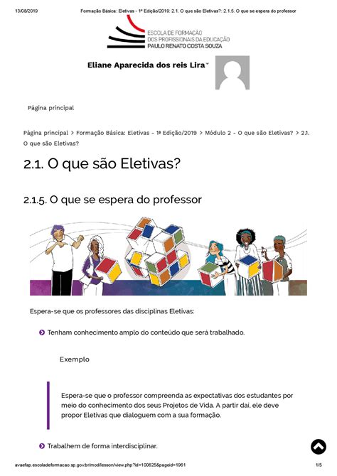 O Que Significa Eletivas - Eletivas Prontas De Língua Portuguesa - RETOEDU