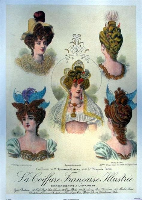 Edwardian Era Hair Styles And Edwardian Evening Hair With Ornamentation