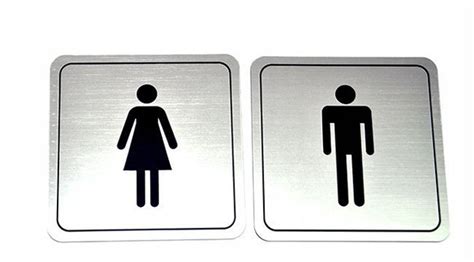 Таблички на туалет "М" и "Ж", 10 см - купить в интернет-магазине OZON ...