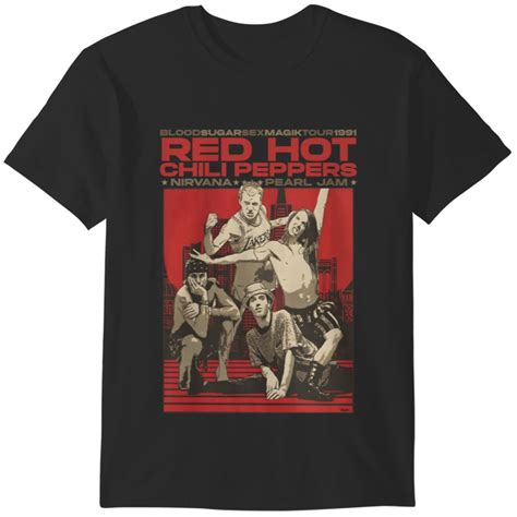 Red Hot World Tour Shirt Chili Peppers Tour RHCP Merch Sold By Emma Fourie