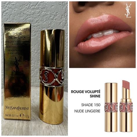 Yves Saint Laurent Makeup 2 Ysl Rouge Volupte Shine In Nude Lingerie 50 Full Sz New Poshmark