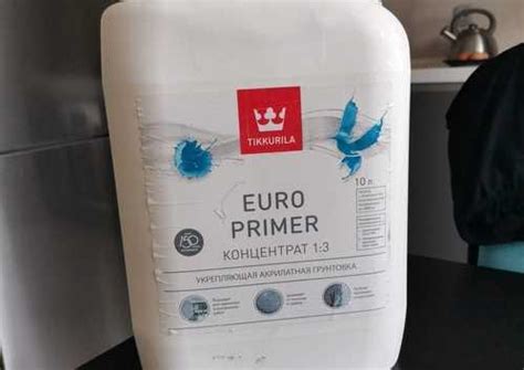 Грунт Tikkurila Euro Primer концентрат | Festima.Ru – частные объявления