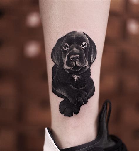 Labrador Retriever Tattoo Dog Tattoos Dog Portrait Tattoo Dog