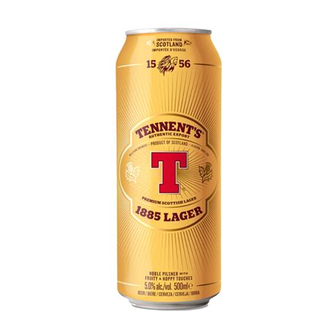 Tennents Lager Can 50cl High Spirits