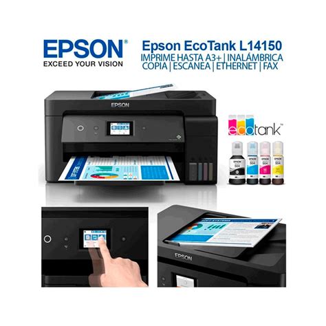 IMPRESORA MULTIFUNCIONAL EPSON L14150 ECOTANK IMP/ COP/ SCA/ FAX/