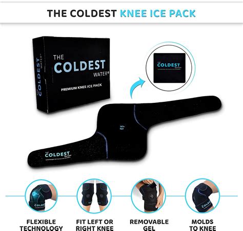 Knee Ice Pack Wrap For Meniscus Tear Arthritis Relief Hot Cold Therapy For Injury Recovery