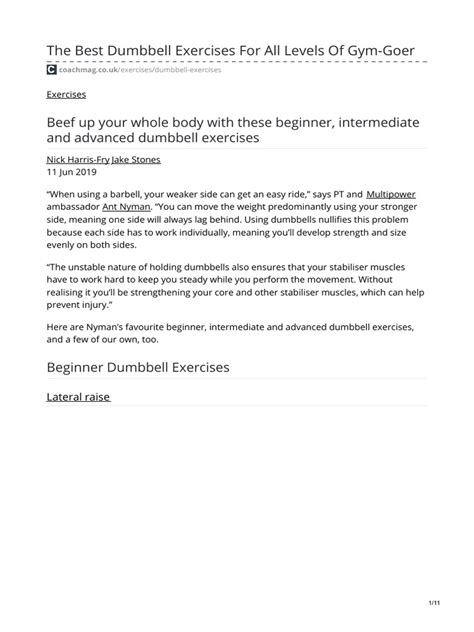 Unlock Effective Dumbbell Workouts with This Free PDF Guide 23