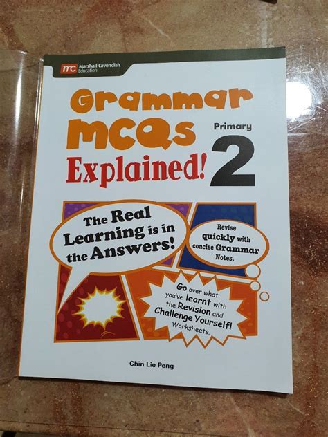 Primary 2 English Grammar MCQs with explanation, Hobbies & Toys, Books ...