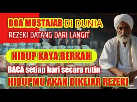 DOA PEMANGGIL UANG DOA PENARIK REZEKI PALING AMPUH DAN MUSTAJAB Doa