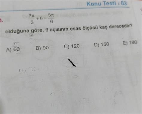 trigonometri sorusu yapamadım yardımcı olur musunuz Eodev