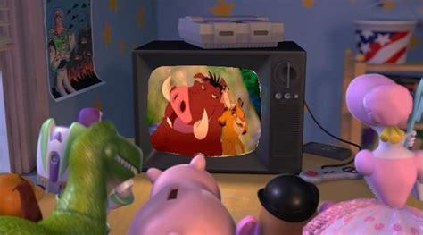 Image Simba Timon And Pumbaa In Toy Story 2png Disney Wiki