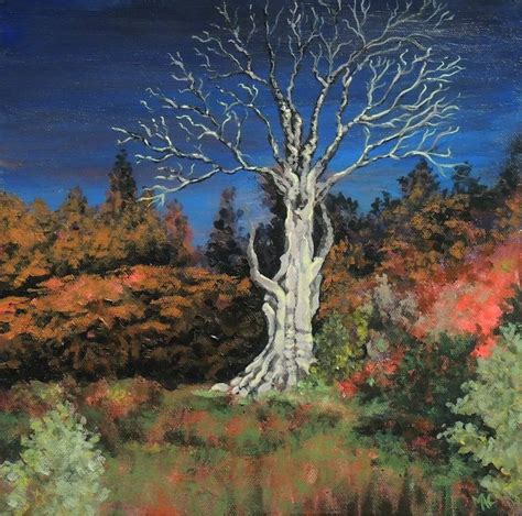 The Dead Tree Painting By Malcolm Macdonald Saatchi Art