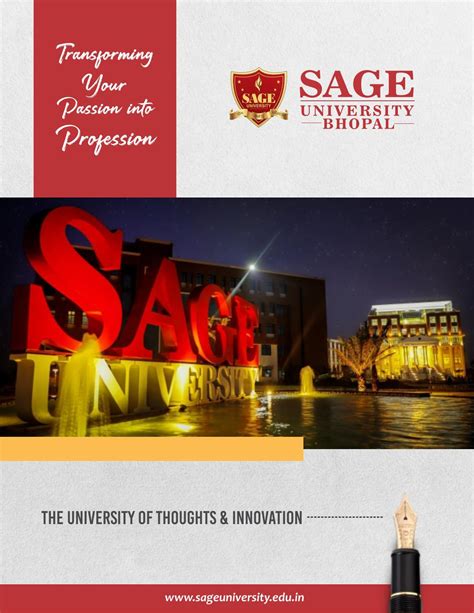 Top Private University in Madhya Pradesh - Sage University Bhopal by ...