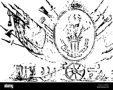 . English: Fleuron from book: A list of the chiefs, officers, court of ...