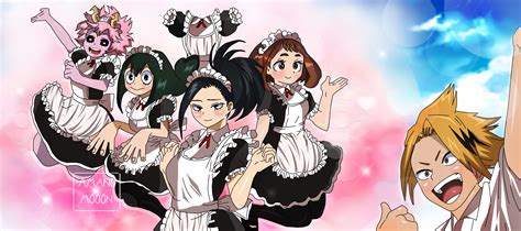 587134 Tsuyu Asui Ochaco Uraraka Toru Hagakure Momo Yaoyorozu Mina Ashido Denki Kaminari