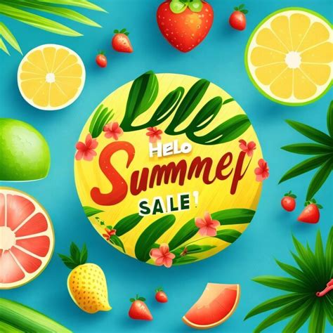Premium Ai Image Summer Time Banner