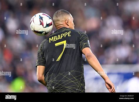 Auxerre France 21st May 2023 Kylian Mbappe During The Ligue 1