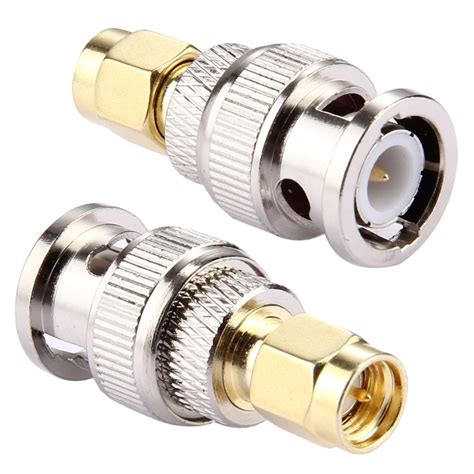 2 Pcs Bnc Male To Sma Male Connector Alex Nld