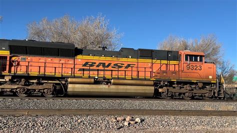 BNSF 9323 Leads A BNSF NB Empty Coal With A Horn Salute 11 25 2022