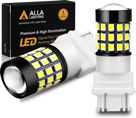 Amazon Alla Lighting Newly Upgraded T25 3156 3157 LED Bulbs 6000K