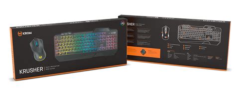 Pack Teclado Rat N Gaming Krusher Rgb Versus Gamers