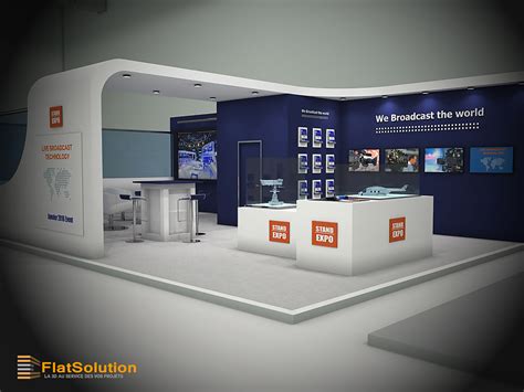 Conception De Stand 3d Pour Un Salon
