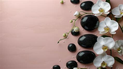 Hot Stone Massage Premium Ai Generated Image