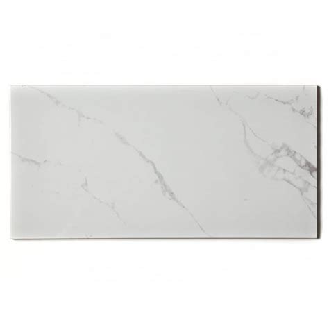 Place White Marble Effect 25cm X 50cm Wall Tile