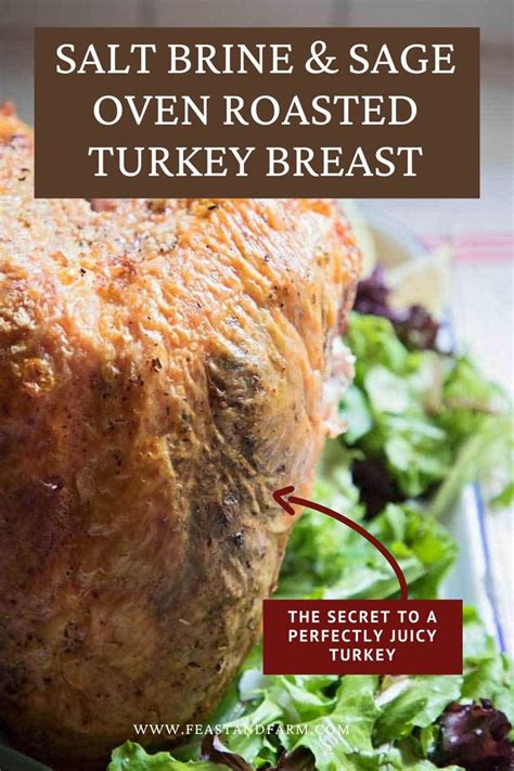 Oven Roasted Turkey Breast With Salt Brine And Sage Recipe Oven