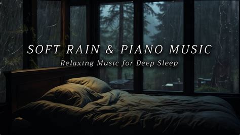 Hours Relaxing Sleep Music With Rain Sounds On The Windows Healing