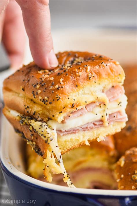 Ham And Cheese Sliders Simple Joy