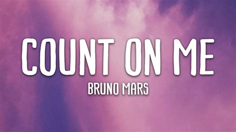 Count on me bruno mars – Artofit