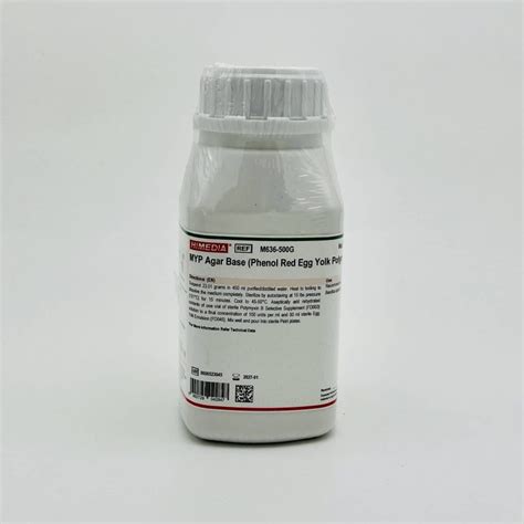 myp  base phenol red egg yolk polymyxin  base himedia hoa