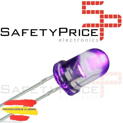 Kit 50 Diodos Led 5mm Uv Ultravioleta Safetyprice Electronics