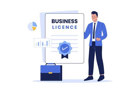 Business License Illustration 40261520 Vector Art At Vecteezy