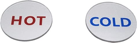 Nantun Acrylic Self Stick Cold Water Label Hot Water Label Hot Label Cold Label Pairs Amazon