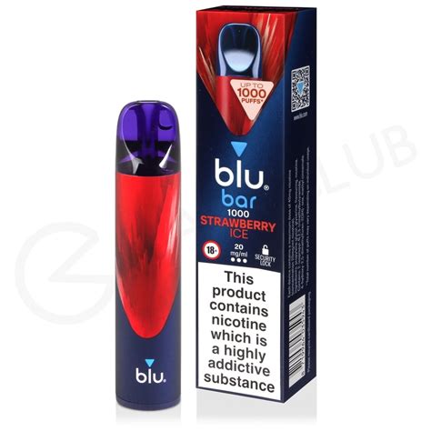 Strawberry Ice Blu Bar Disposable Vape