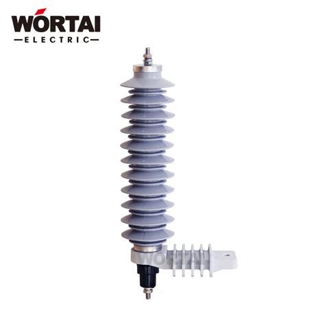 Wortai 33kv 10ka Polymeric ZnO Gapless Lightning Arrester Or Surge