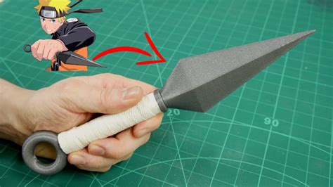 I Made An Easy 3D Printed NARUTO Kunai Knife YouTube