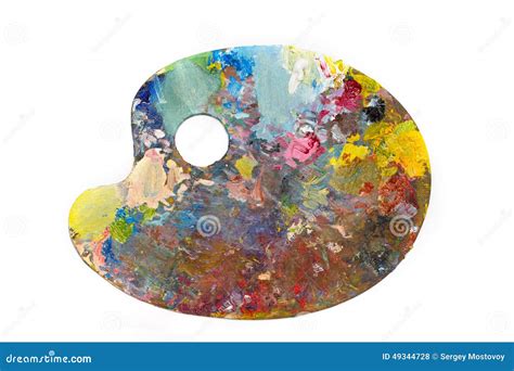 Pallette stock photo. Image of abstract, orange, education - 49344728