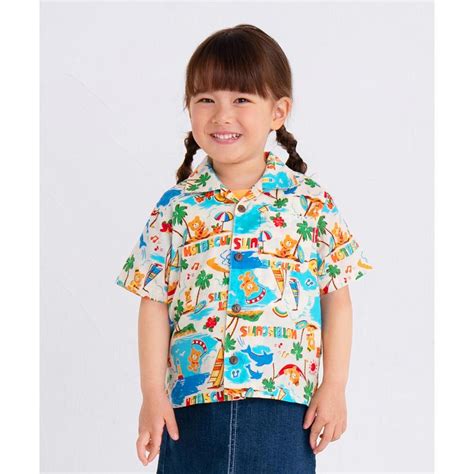 HOT BISCUITS ミキハウスホットビスケッツアロハ柄 オープンカラーシャツ MAGASEEK ヤフー店 通販 Yahoo ショッピング