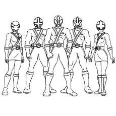 Printable Printable Coloring Sheet Power Rangers Colouring Pages