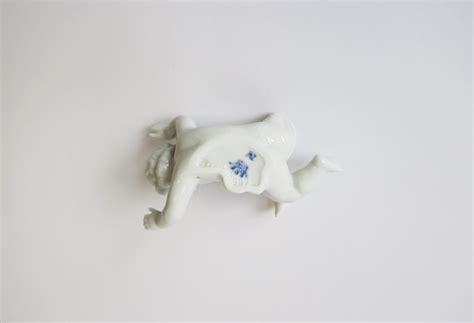 German White Porcelain Nude Putti Sculptures Set Of For Sale At StDibs