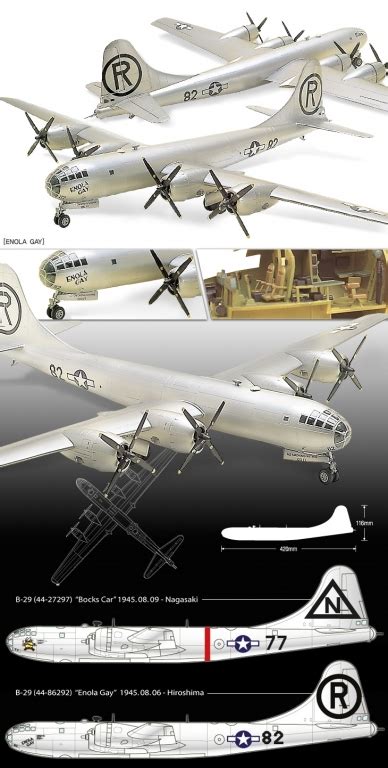Academy B A Enola Gay Bockscar