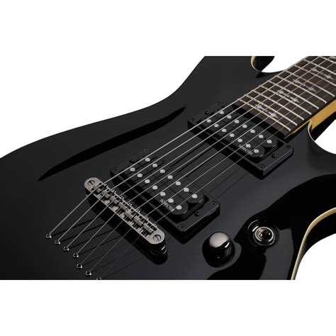 Schecter OMEN-7 BLK электрогитара, 7 струн, материал корпуса - липа ...