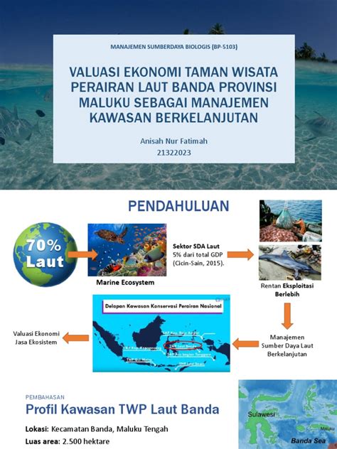 Anisah Nur Fatimah Ppt Valuasi Ekonomi Taman Wisata Perairan Laut