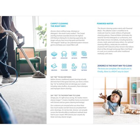 General Carpet Cleaning Tri Fold Brochure Pack Of 25