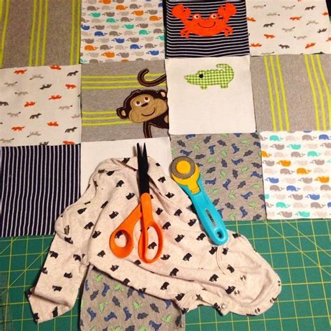 Make A Onesie Quilt Cute Way To Save All Those Baby Clothes In A