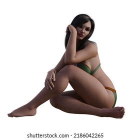 Girl Green Bikini Stock Photos And Pictures Images Shutterstock